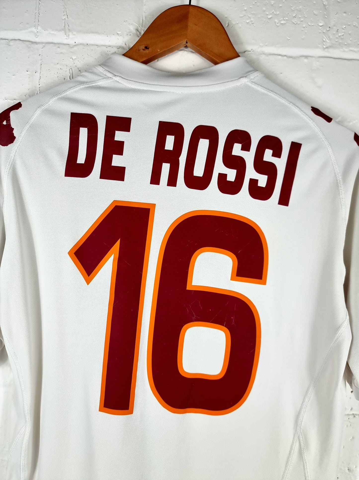 Kappa Roma 2007/2008 'De Rossi 16' Away Shirt Large