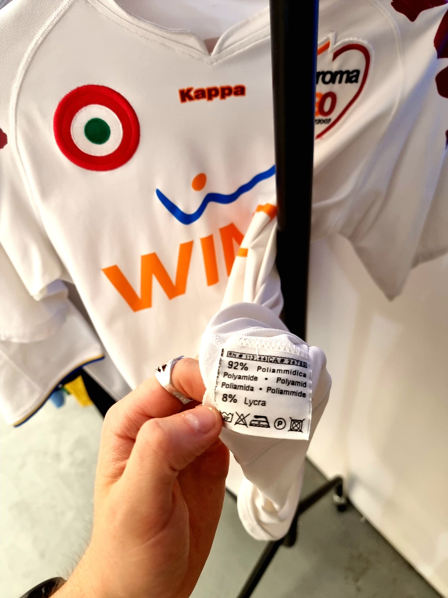 Kappa Roma 2007/2008 'De Rossi 16' Away Shirt Large