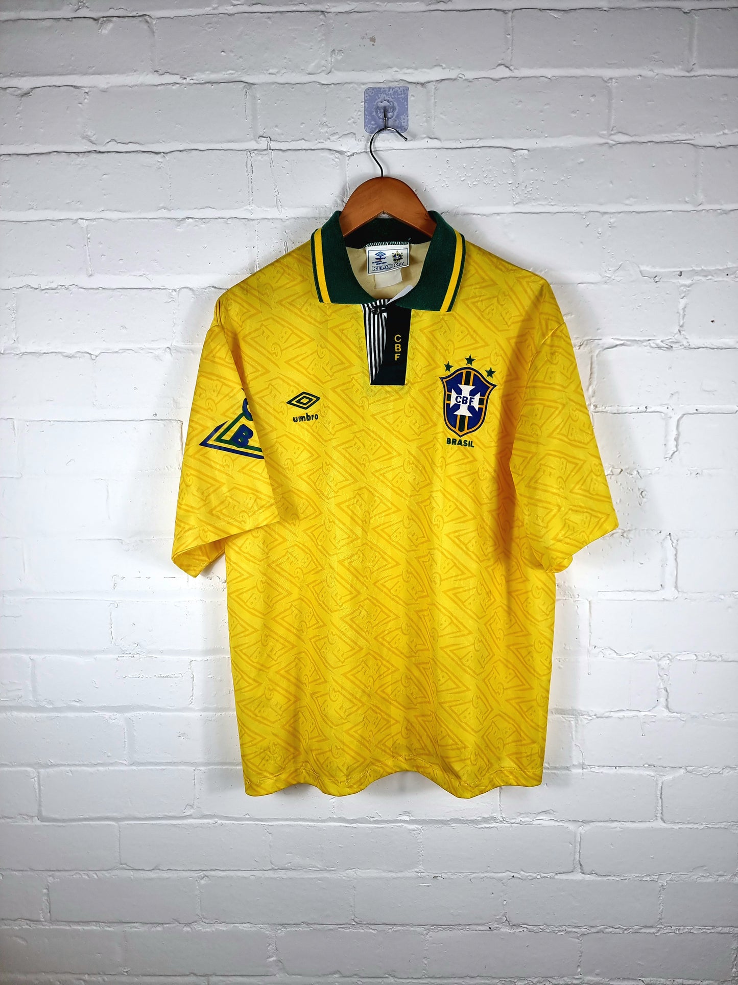 Umbro Brazil 1991/93 Home Shirt XL