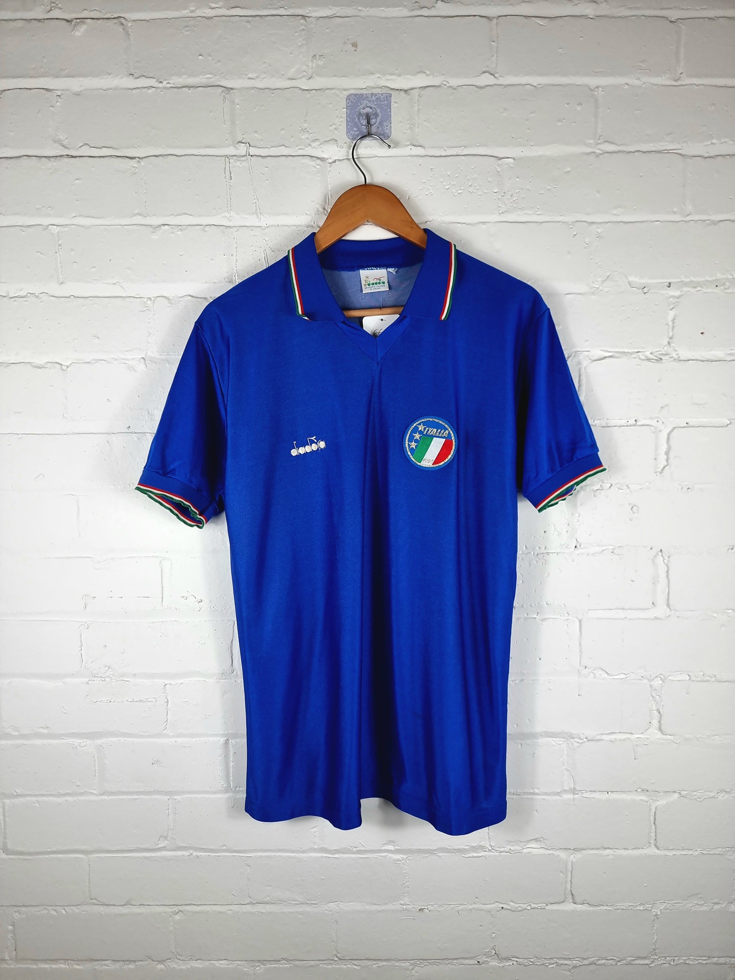 Diadora Italy 1986/90 Home Shirt Large