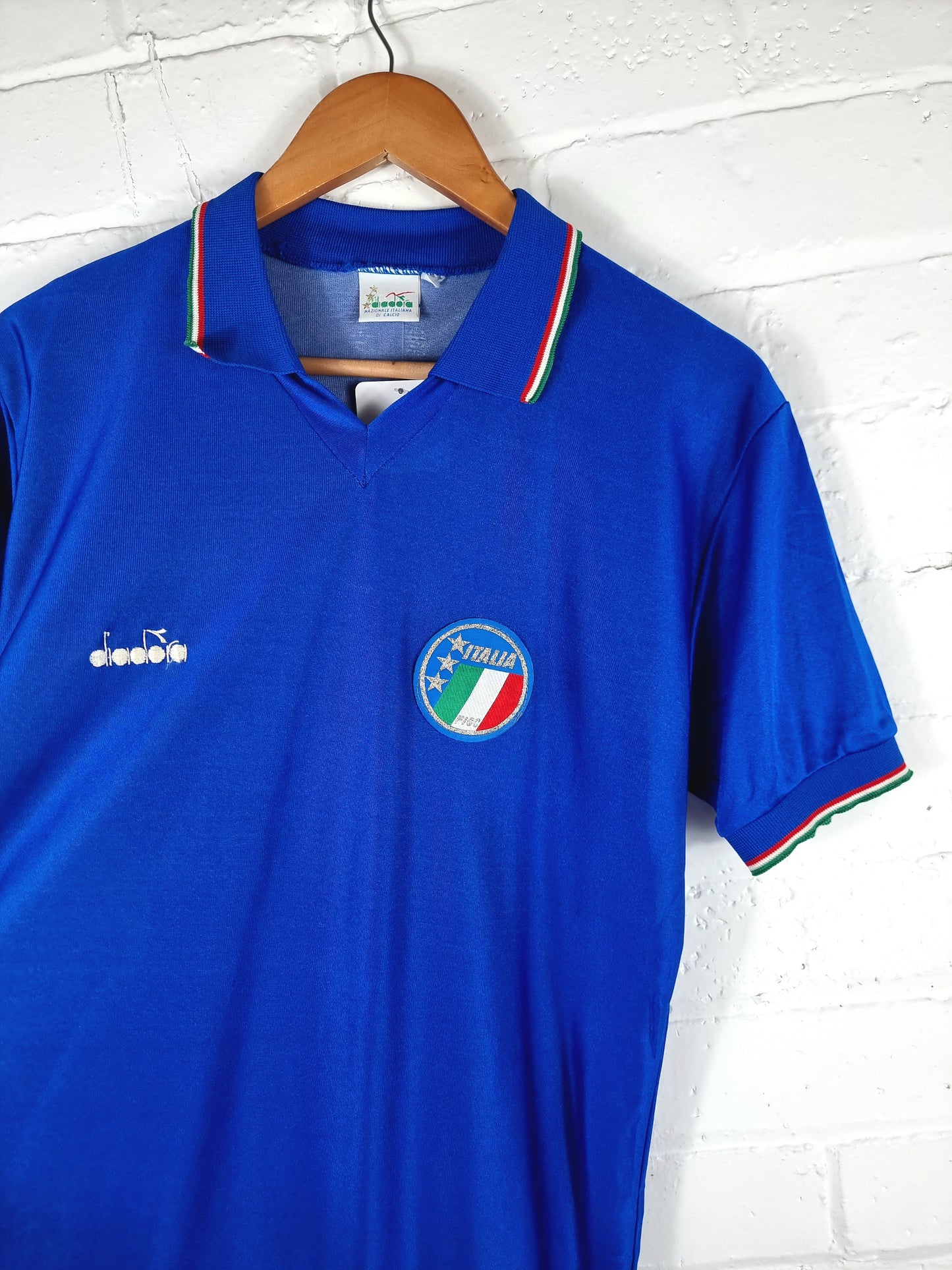 Diadora Italy 1986/90 Home Shirt Large