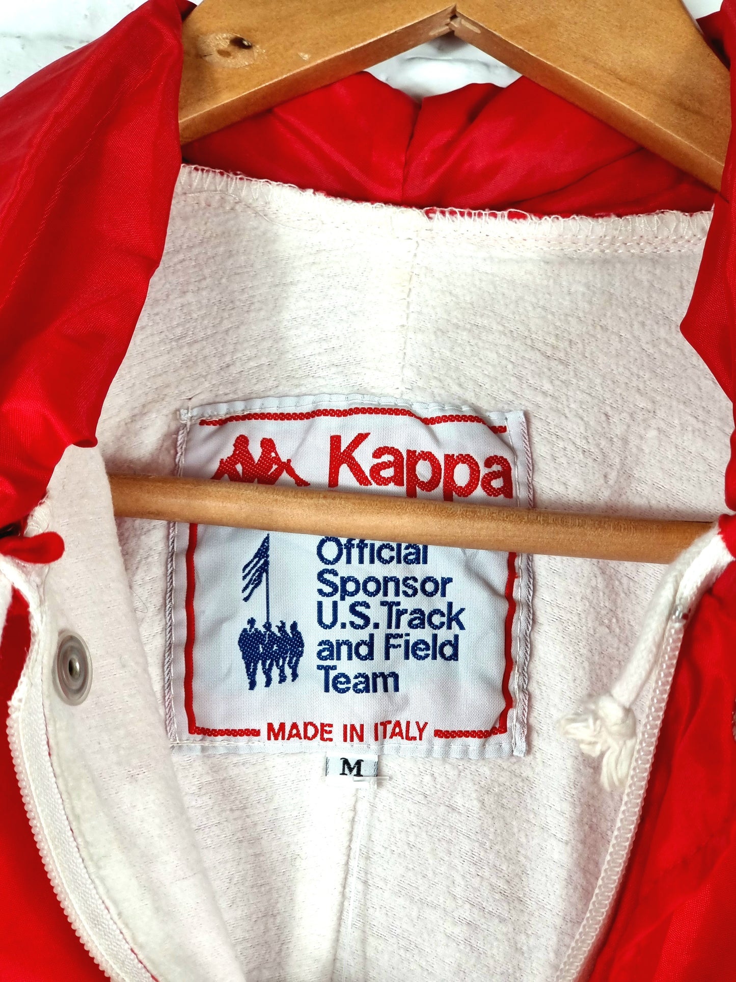 Kappa 1980s Vintage Windbreaker Jacket Medium