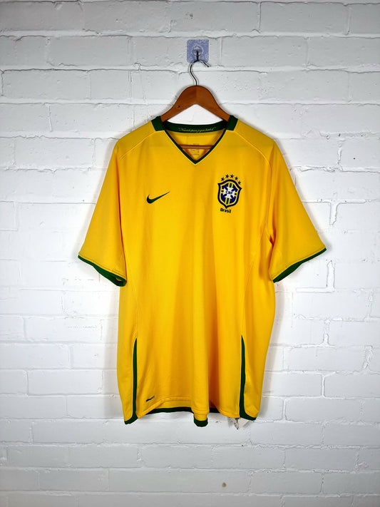 Nike Brazil 2008/10 Home Shirt XXL
