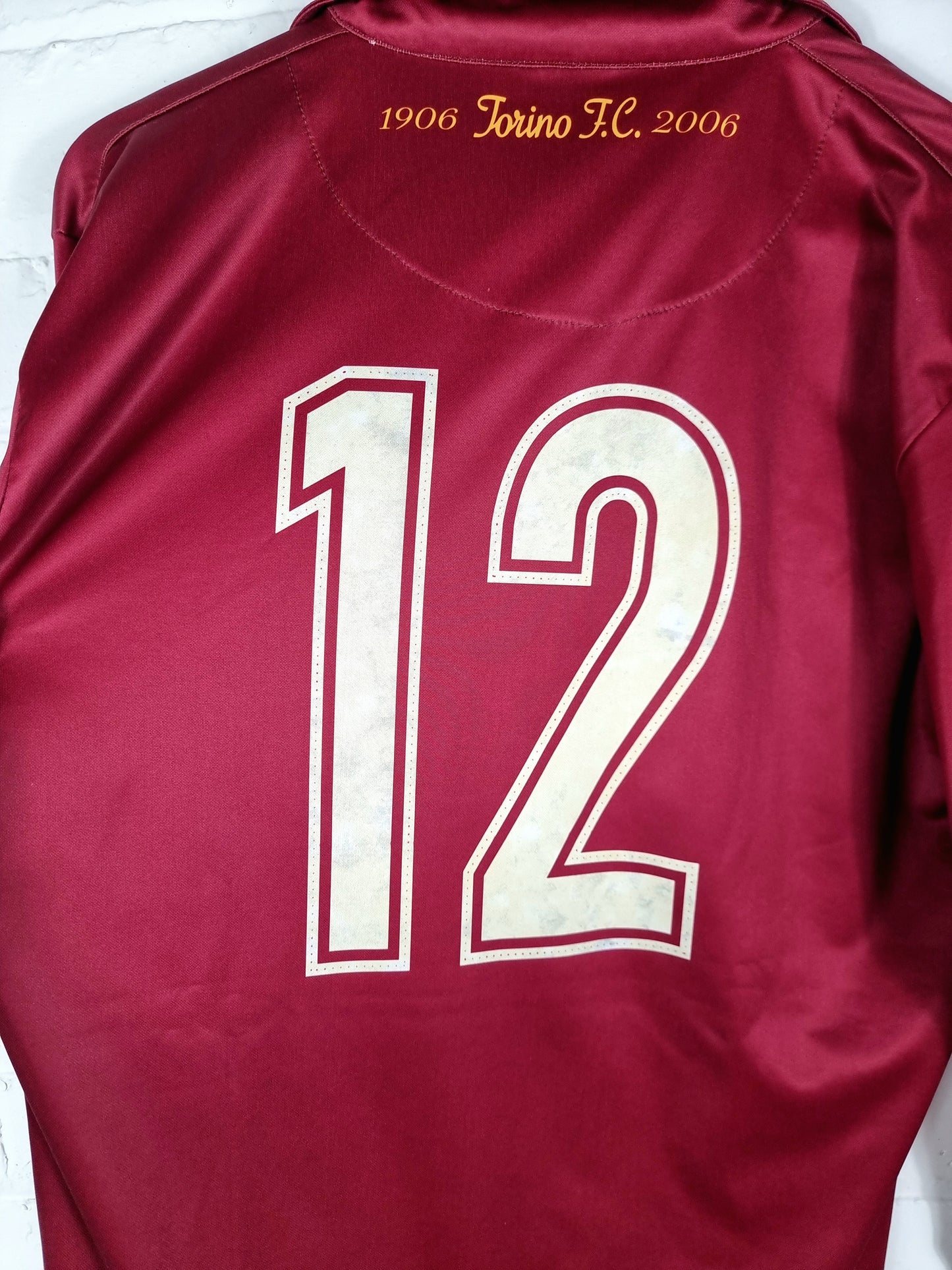 Asics Torino 2006 Long Sleeve Special Anniversary Home Shirt Large