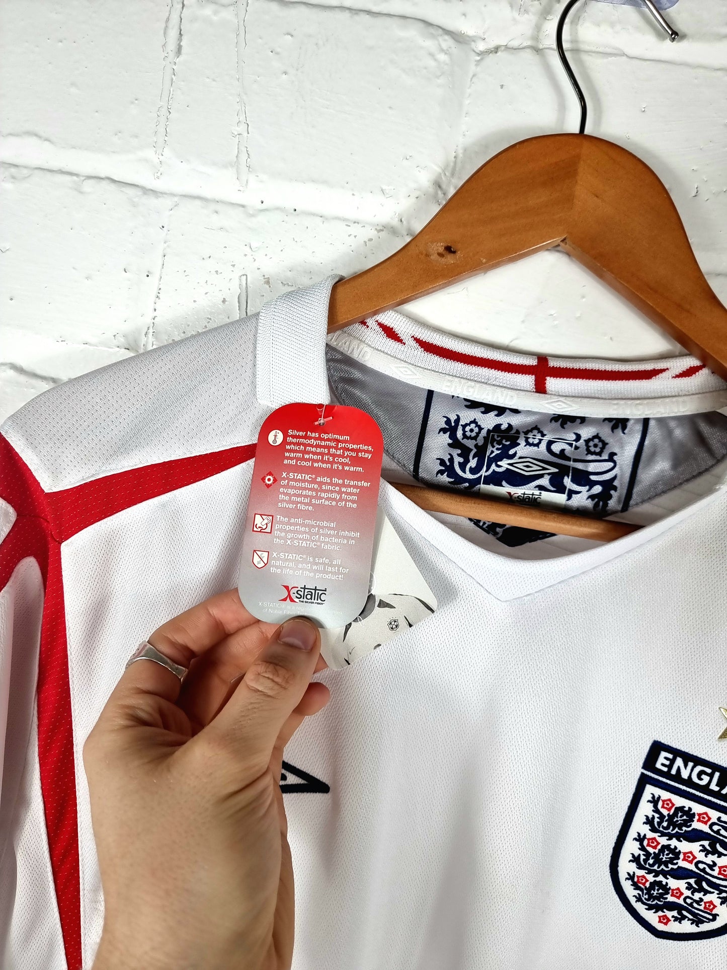 Umbro England 2005/07 Deadstock Home Shirt XL