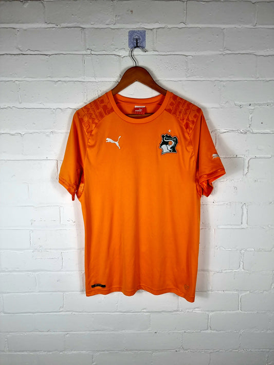 Puma Ivory Coast 2014/16 Home Shirt Medium
