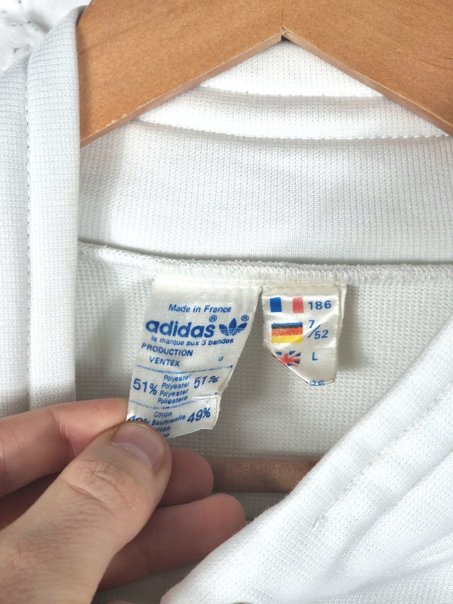 Adidas Ventex 1980s Vintage Track Jacket Large