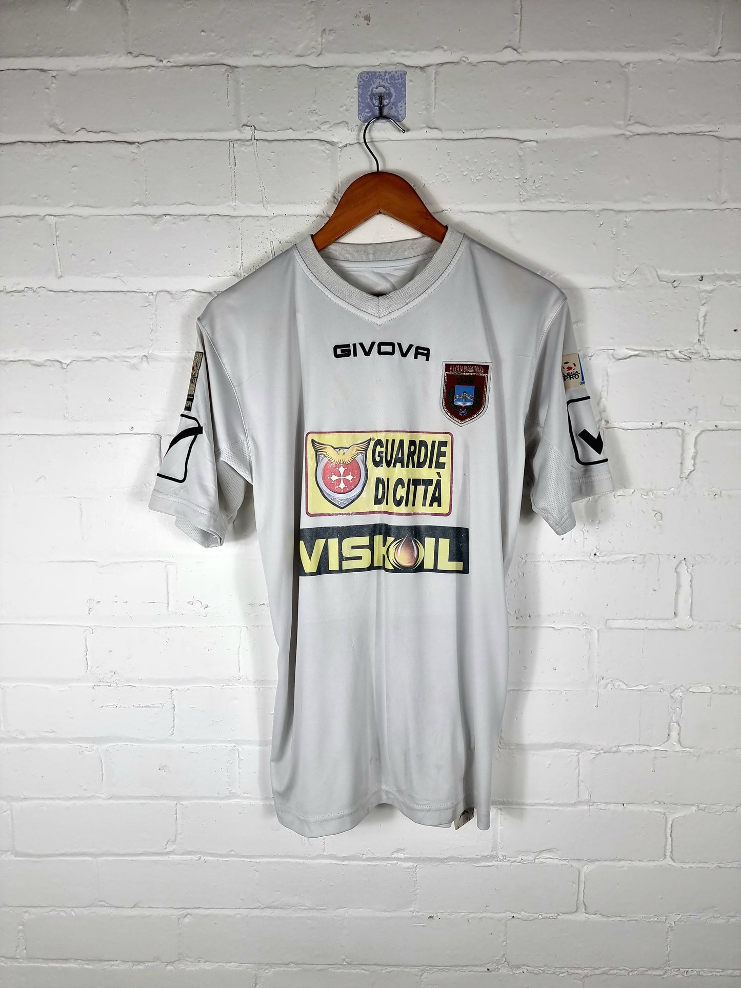 Givova U.S Citta Di Pontedera 2016/17 'Caponi 25' Match Issue Away Shirt Medium