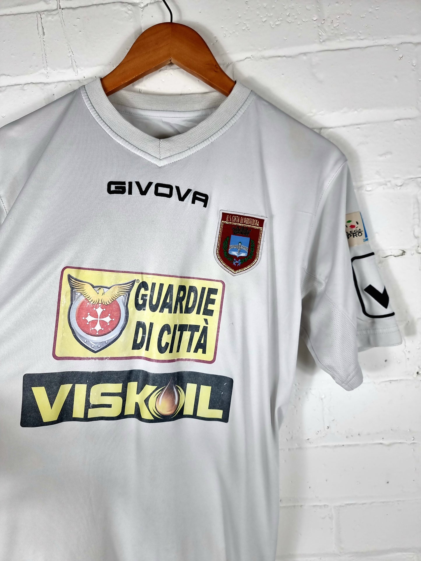 Givova U.S Citta Di Pontedera 2016/17 'Caponi 25' Match Issue Away Shirt Medium