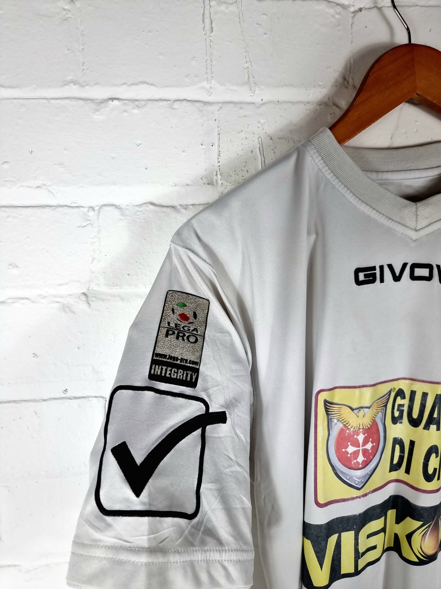 Givova U.S Citta Di Pontedera 2016/17 'Caponi 25' Match Issue Away Shirt Medium