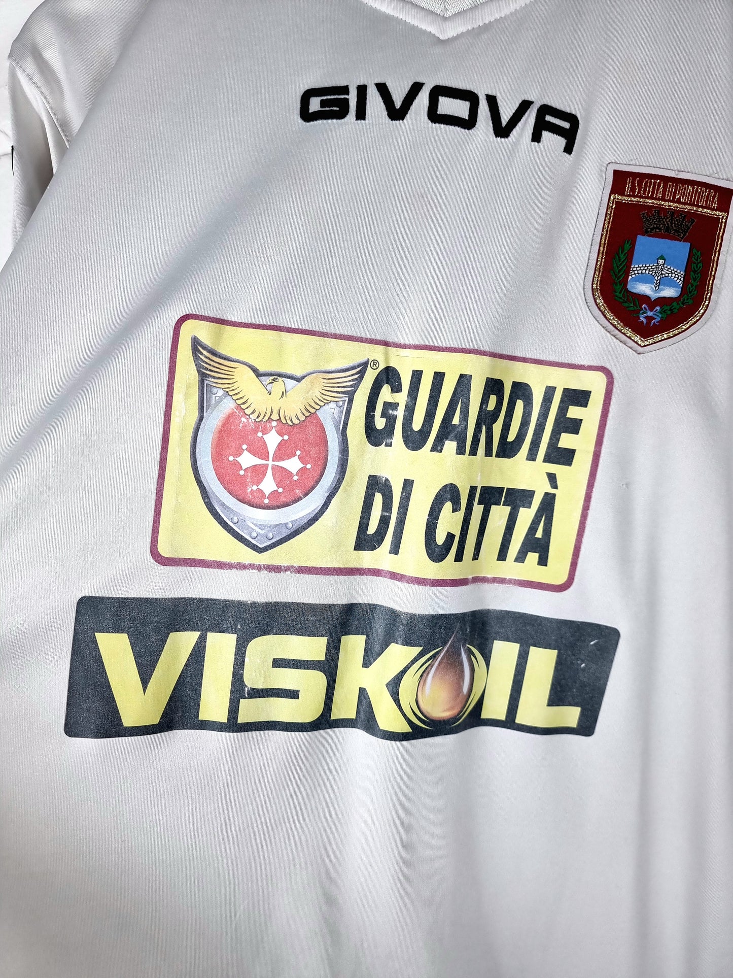 Givova U.S Citta Di Pontedera 2016/17 'Caponi 25' Match Issue Away Shirt Medium