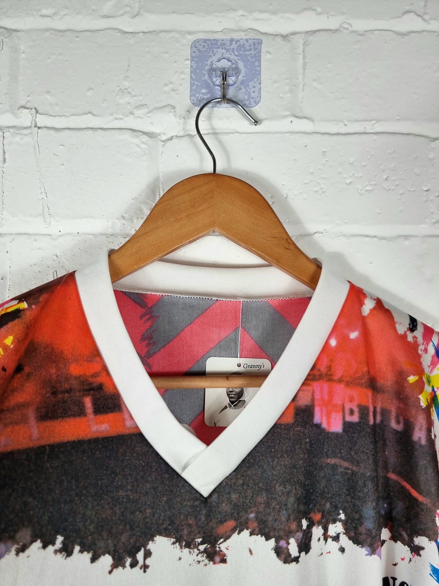 AC Milan 1990s Bootleg Ruud Gullit Graphic Print Football Shirt Large