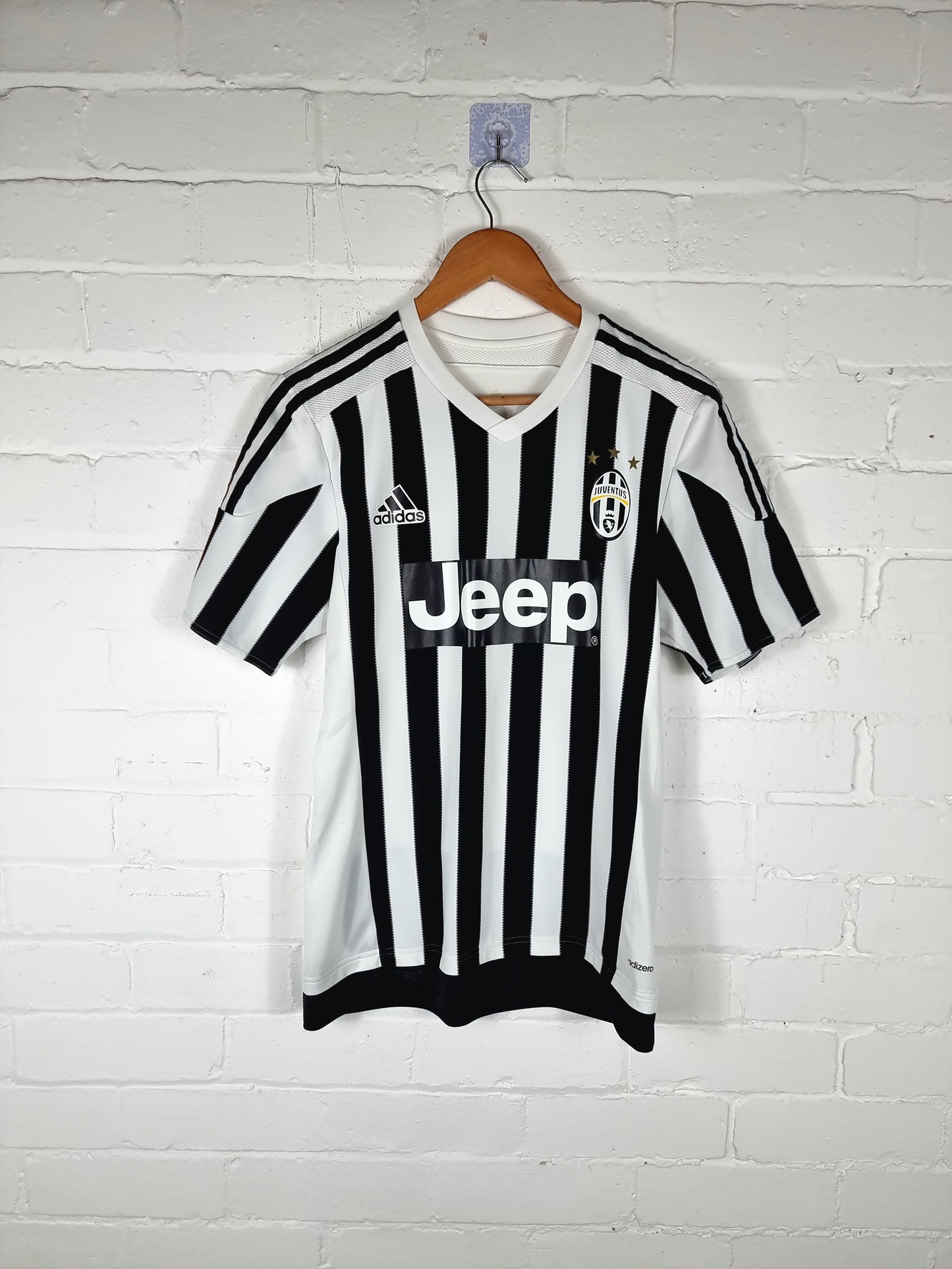 Adidas Juventus 2015/16 'Pogba 10' Player Spec Adizero Home Shirt Medium