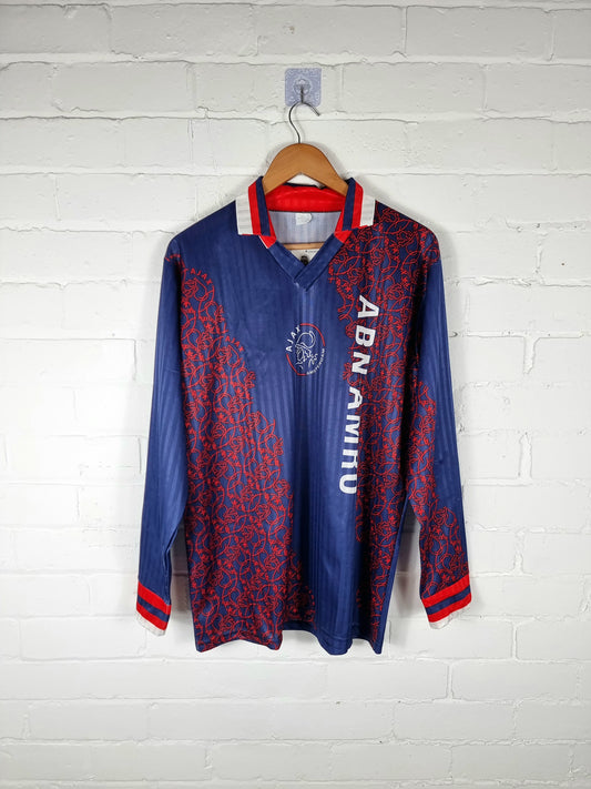 Ajax 1994/95 Long Sleeve Bootleg Fan Away Shirt XL