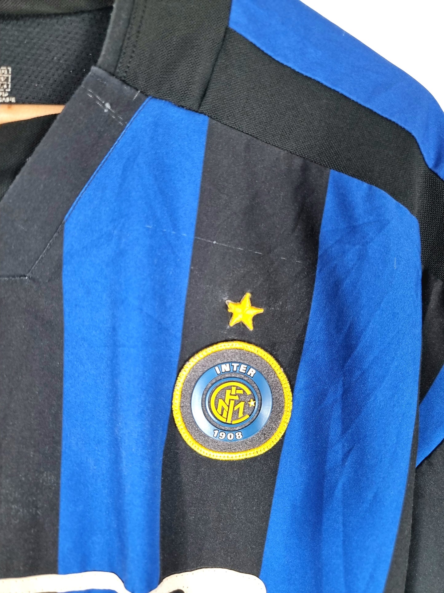 Nike Inter Milan 2002/03 Player Issue Dual Layer Home Shirt Large