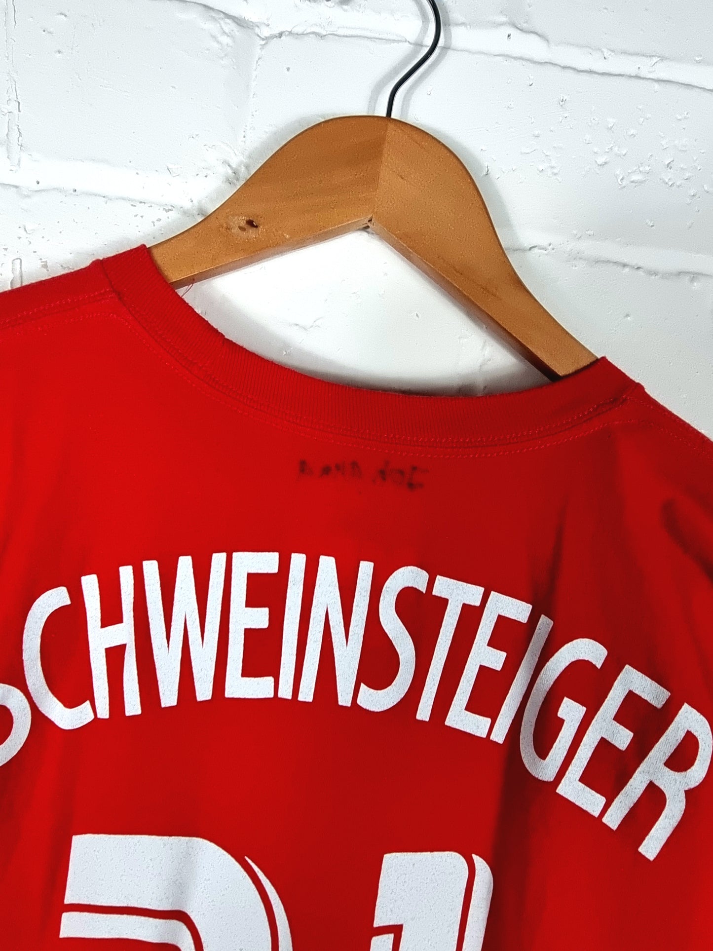 Adidas Chicago Fire 2017 'Schweinsteiger 31' Signed Cotton Leisure T-Shirt Medium