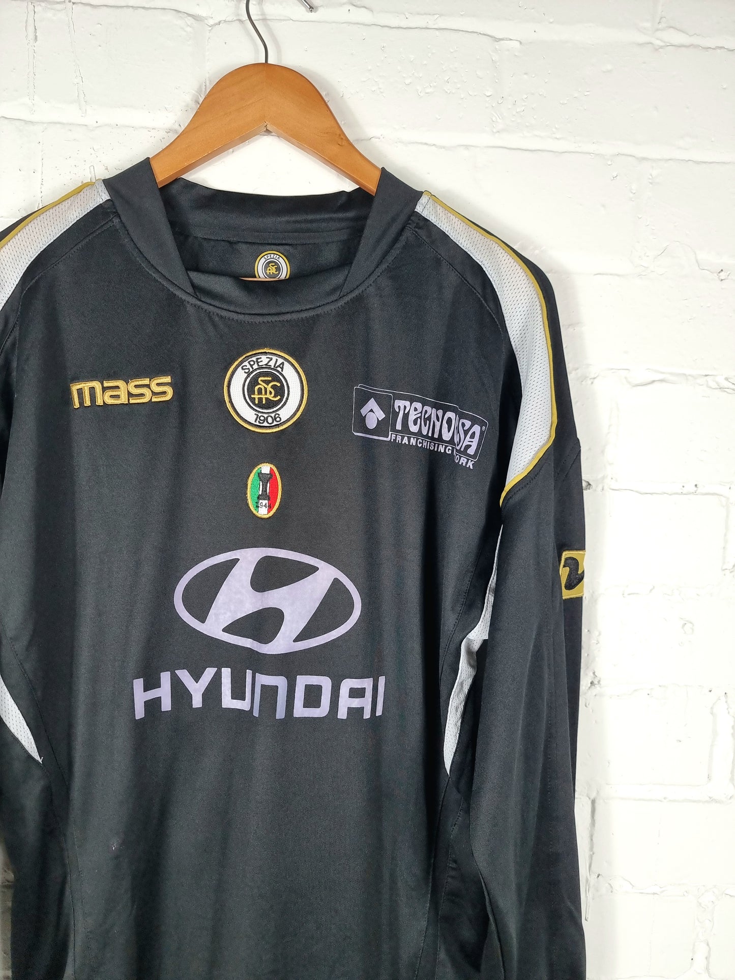 Mass Spezia 2006/07 'Mondini 37' Long Sleeve Match Issue Goalkeeper Shirt XL