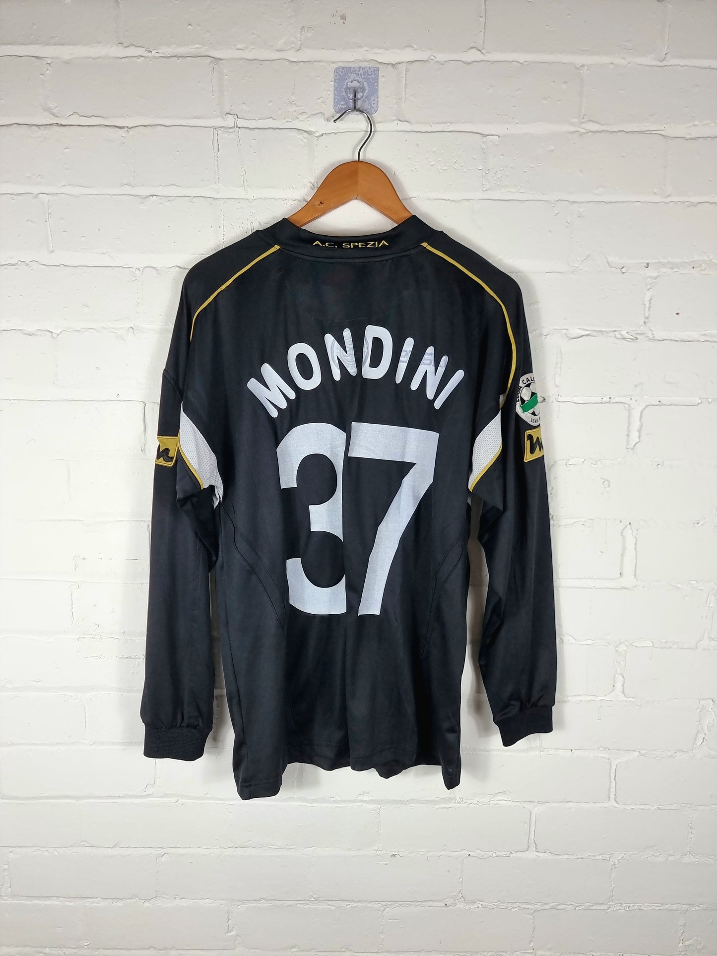 Mass Spezia 2006/07 'Mondini 37' Long Sleeve Match Issue Goalkeeper Shirt XL