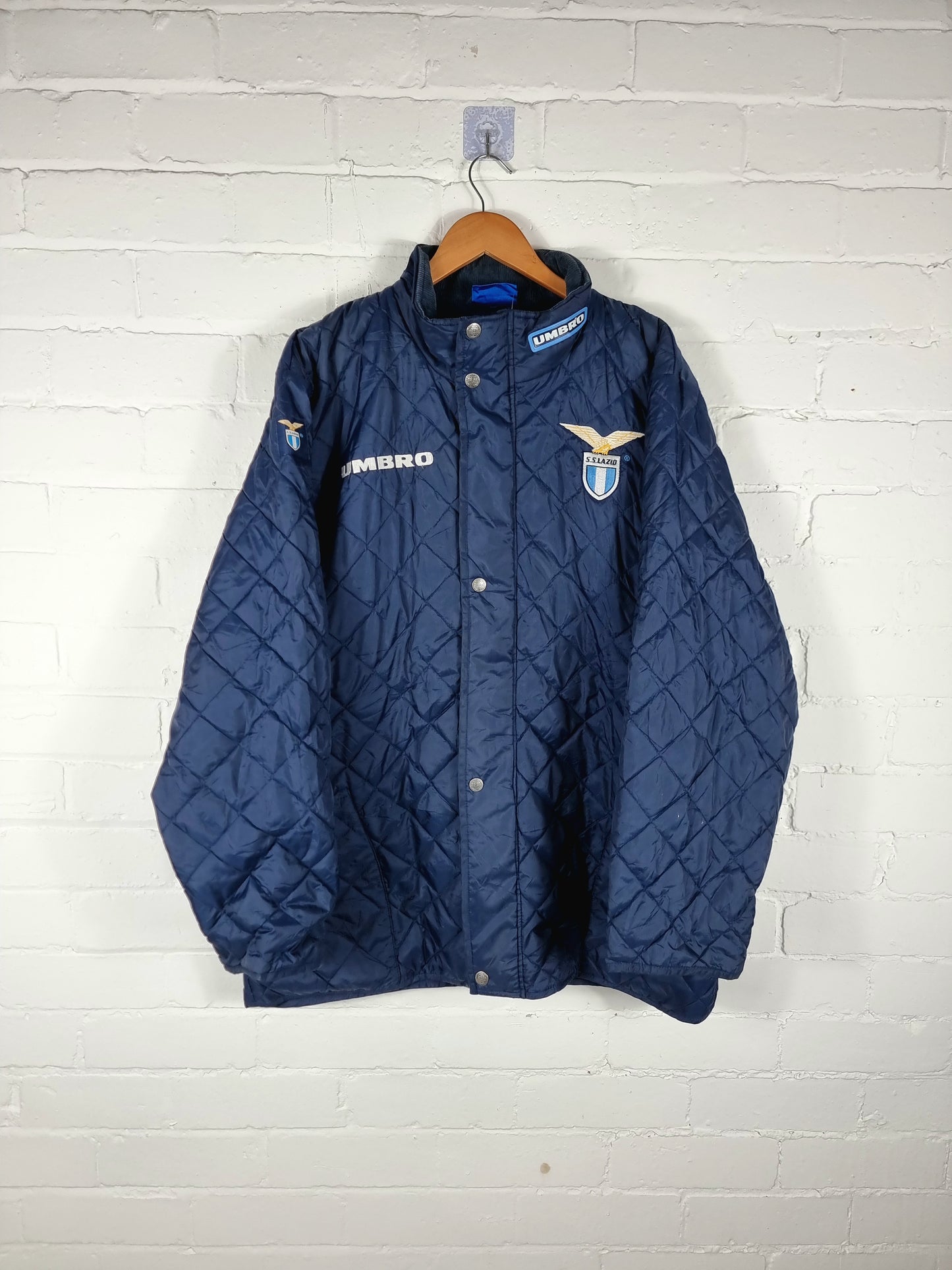 Umbro Lazio 1996/98 Padded Bench Jacket XL