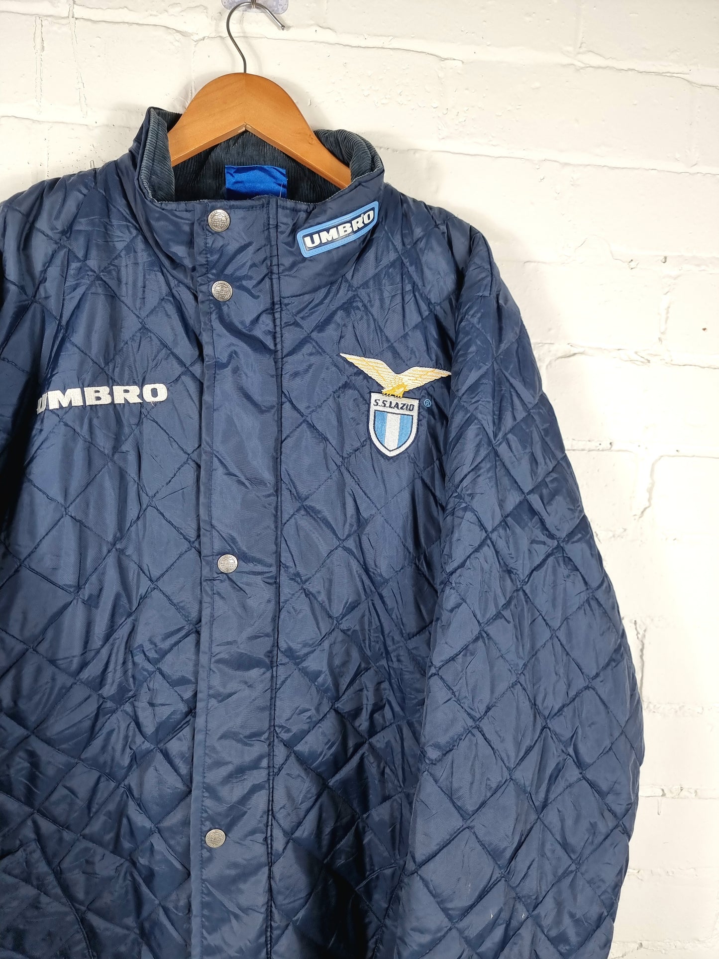 Umbro Lazio 1996/98 Padded Bench Jacket XL