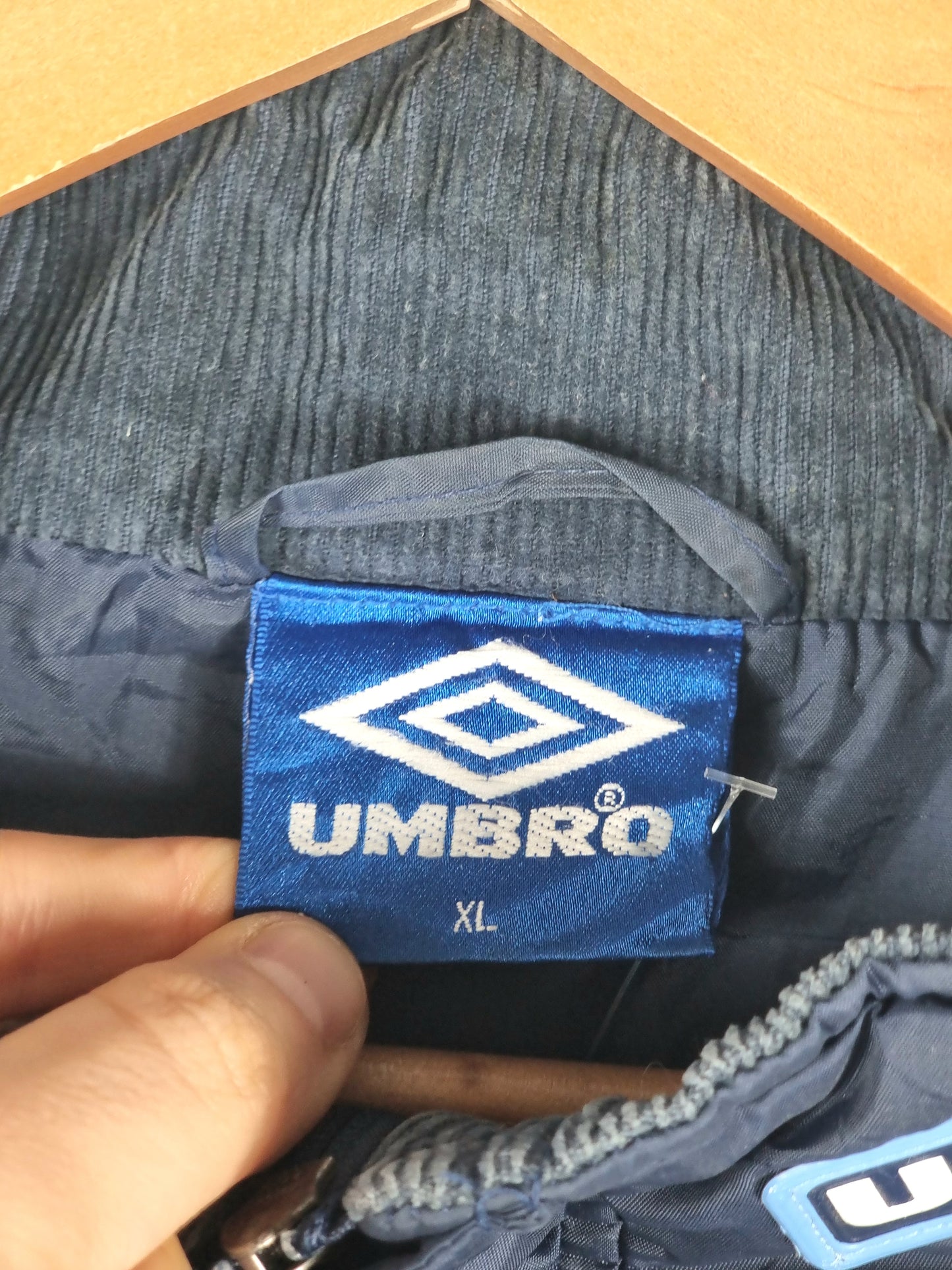 Umbro Lazio 1996/98 Padded Bench Jacket XL