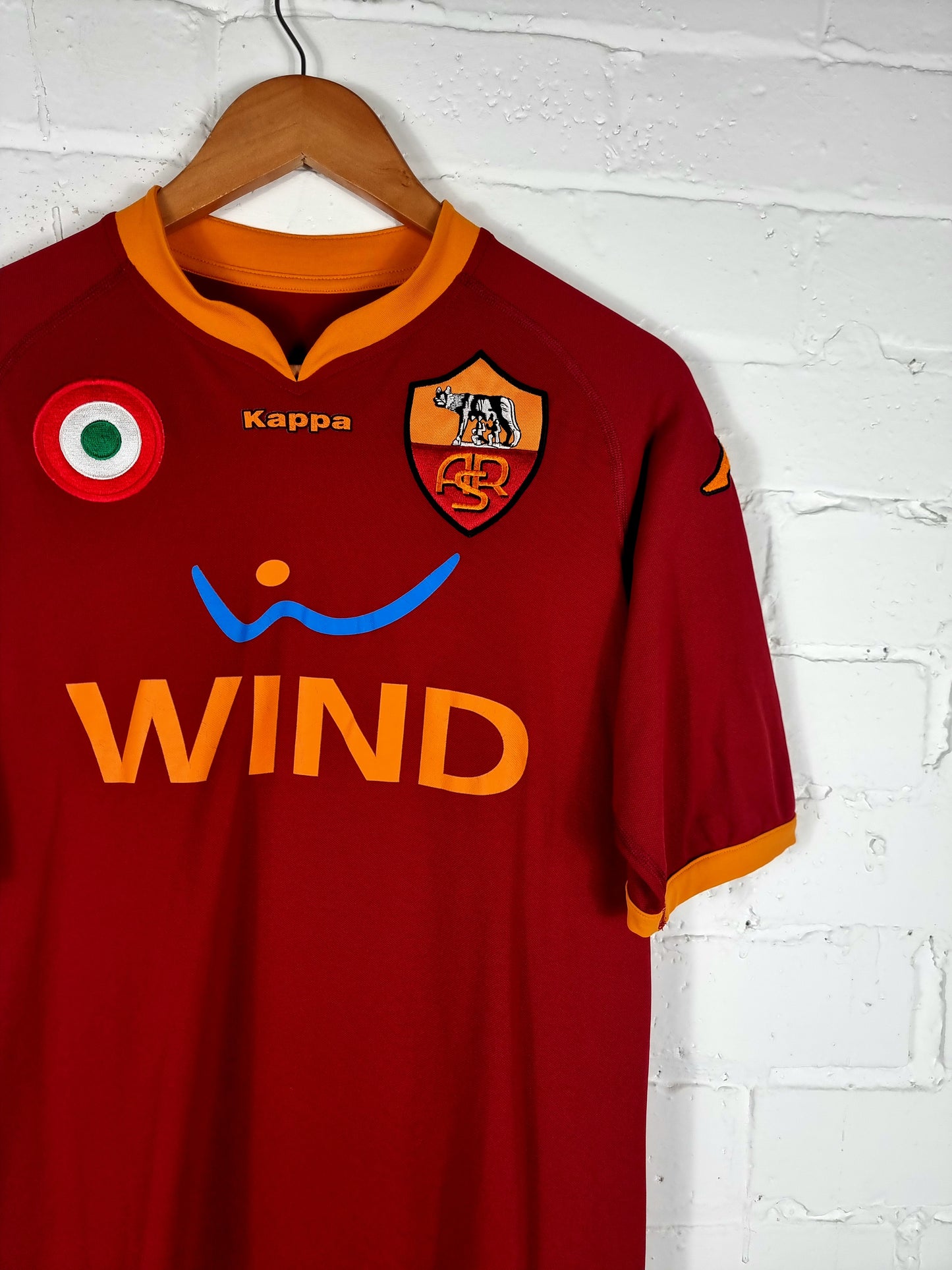 Kappa Roma 2007/08 'Cicinho 3' Match Issue Home Shirt XL