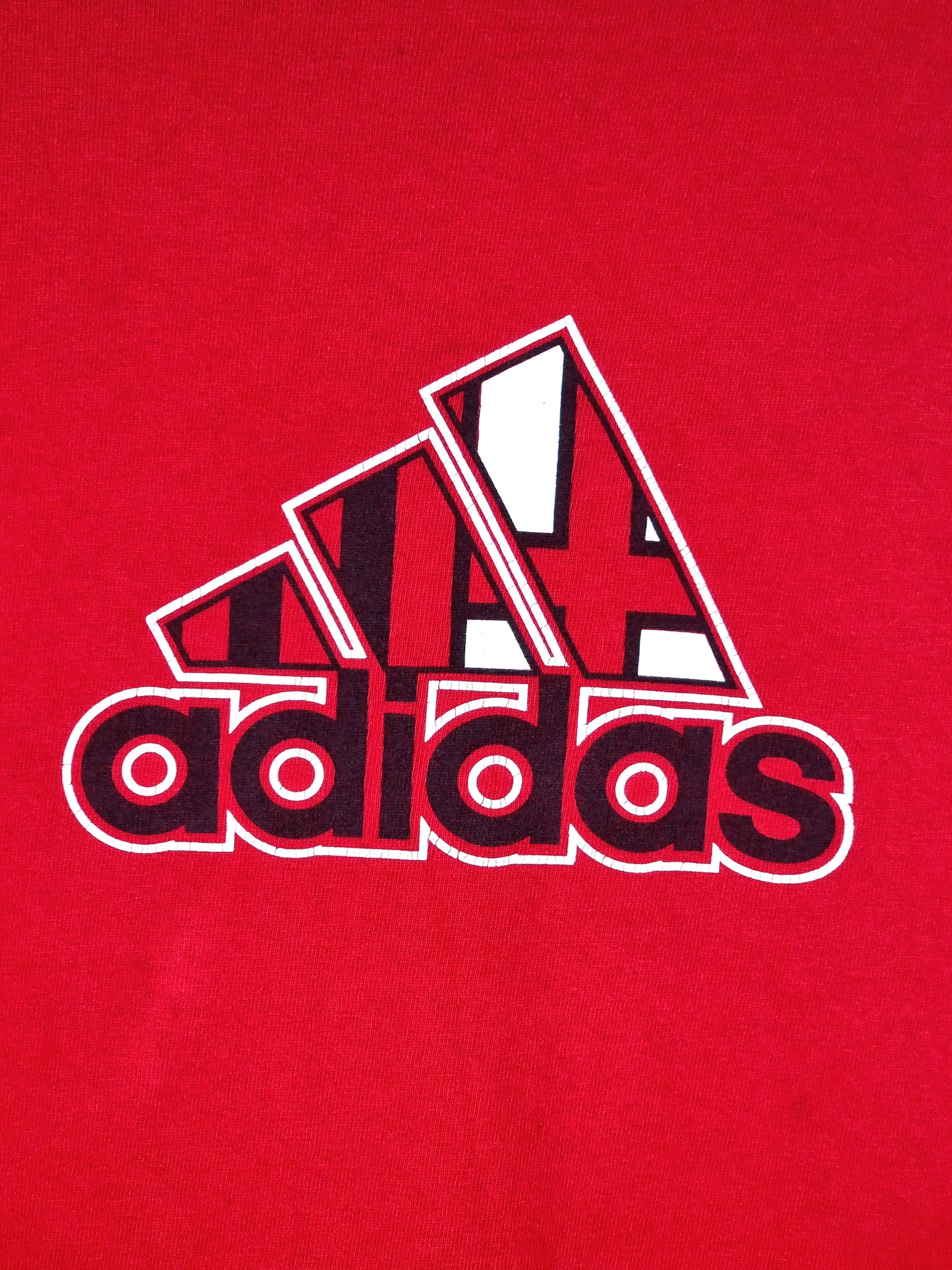 Adidas AC Milan 1998/00 Long Sleeve Graphic Cotton T-Shirt Large