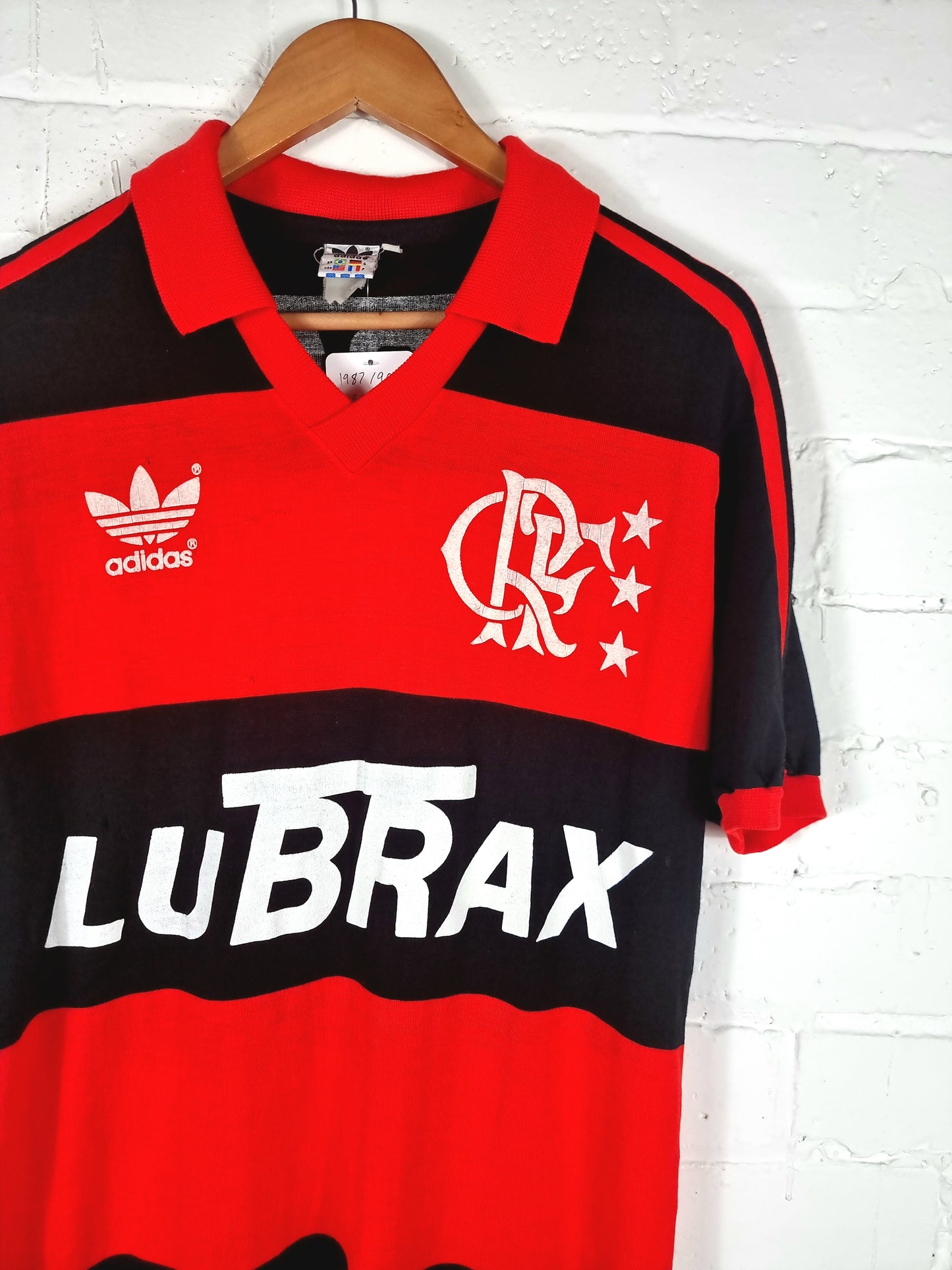Adidas Flamengo 1987/90 '9 (Bebeto)' Home Shirt Large