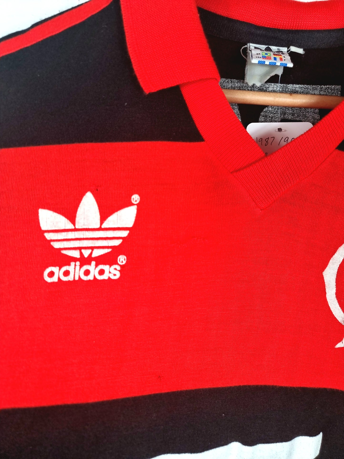 Adidas Flamengo 1987/90 '9 (Bebeto)' Home Shirt Large