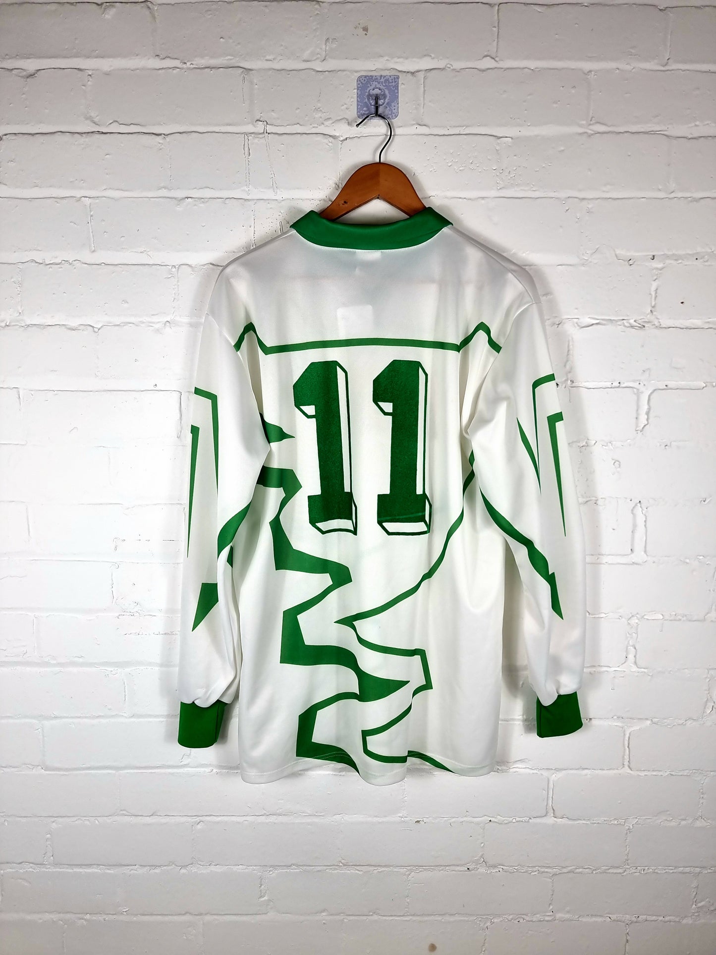 Puma Werder Bremen 1992/94 Long Sleeve Player Issue Home Shirt Large
