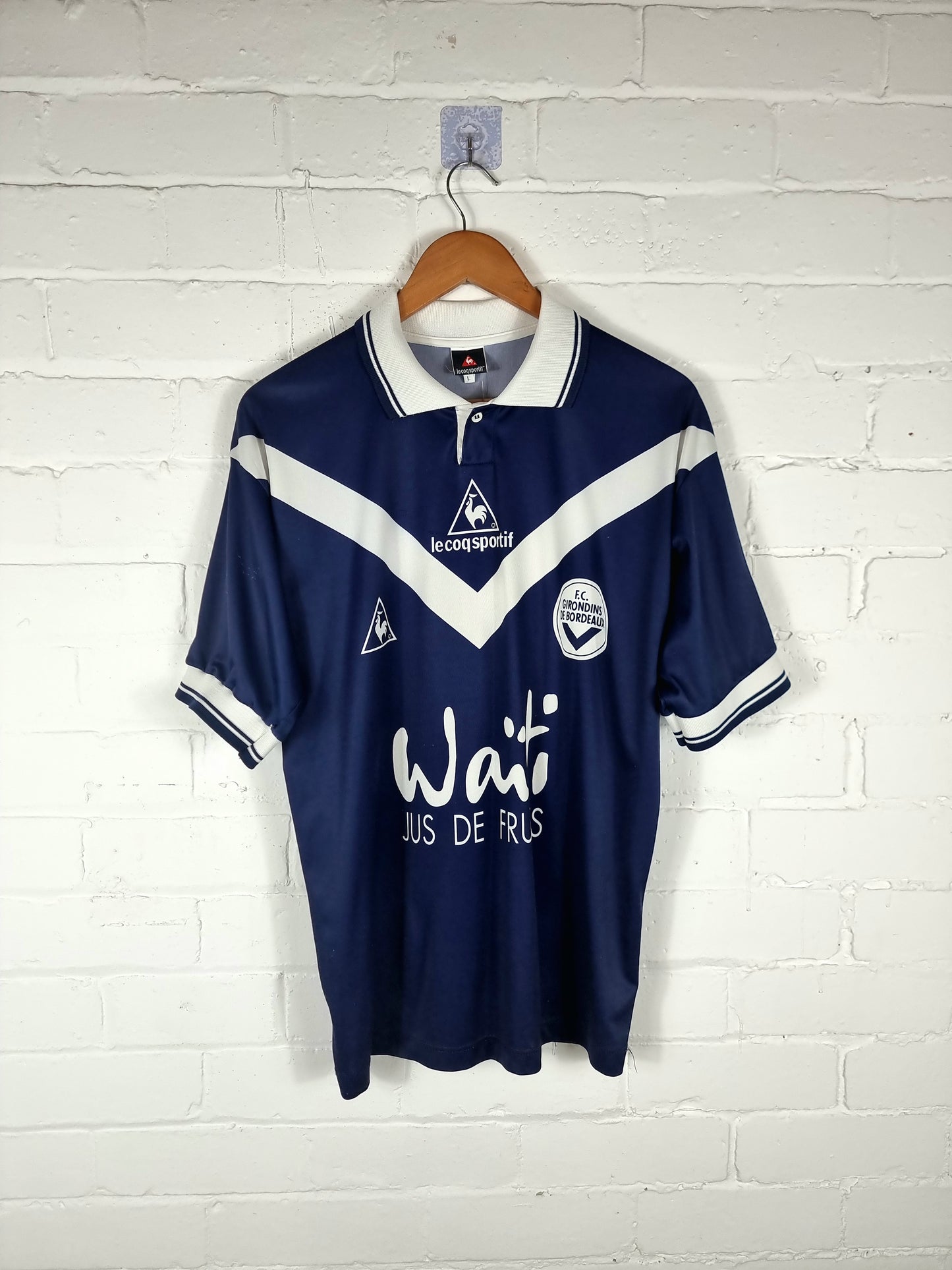 Le Coq Sportif Bordeaux 1998/99 Home Shirt Large