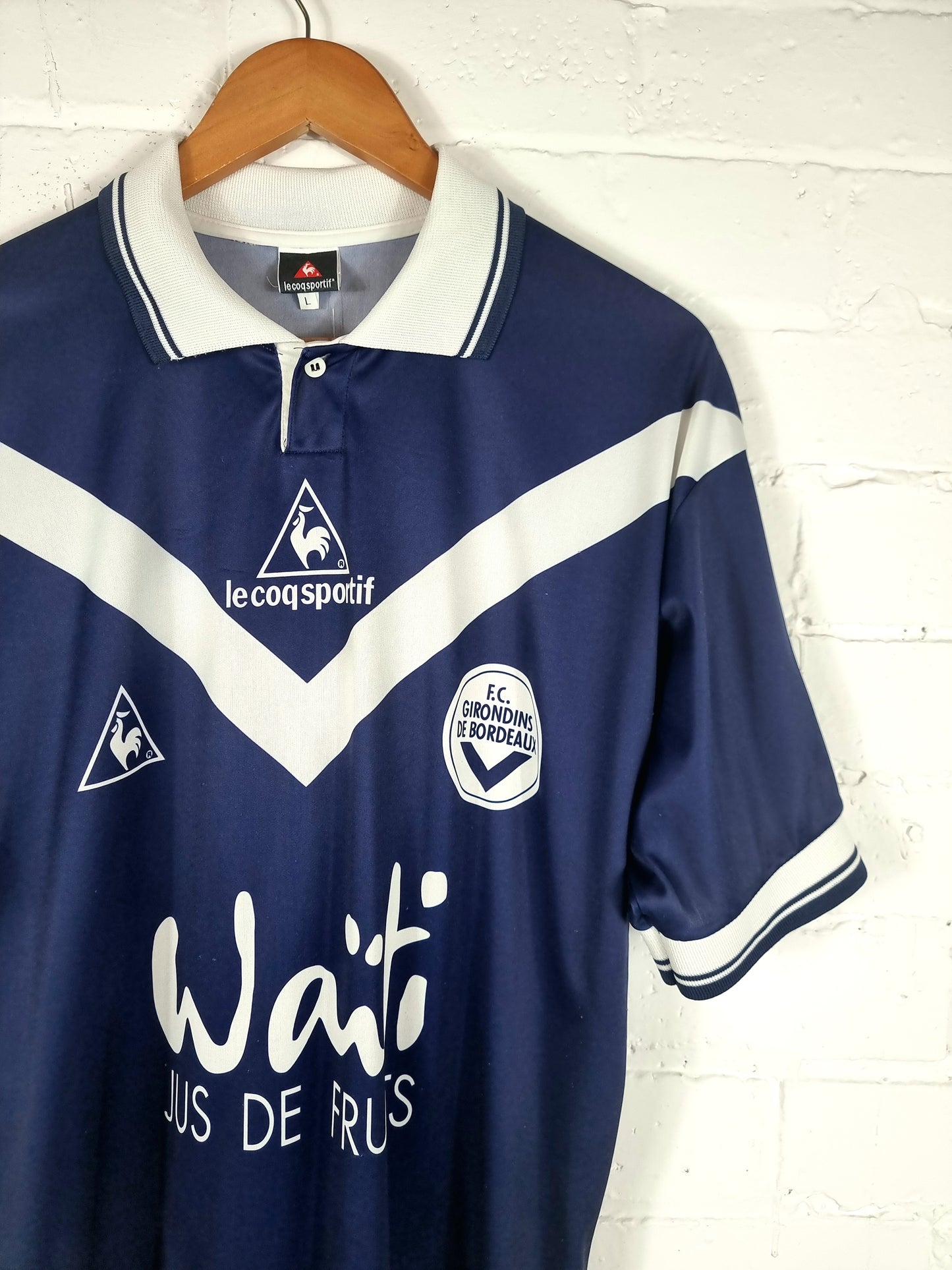 Le Coq Sportif Bordeaux 1998/99 Home Shirt Large
