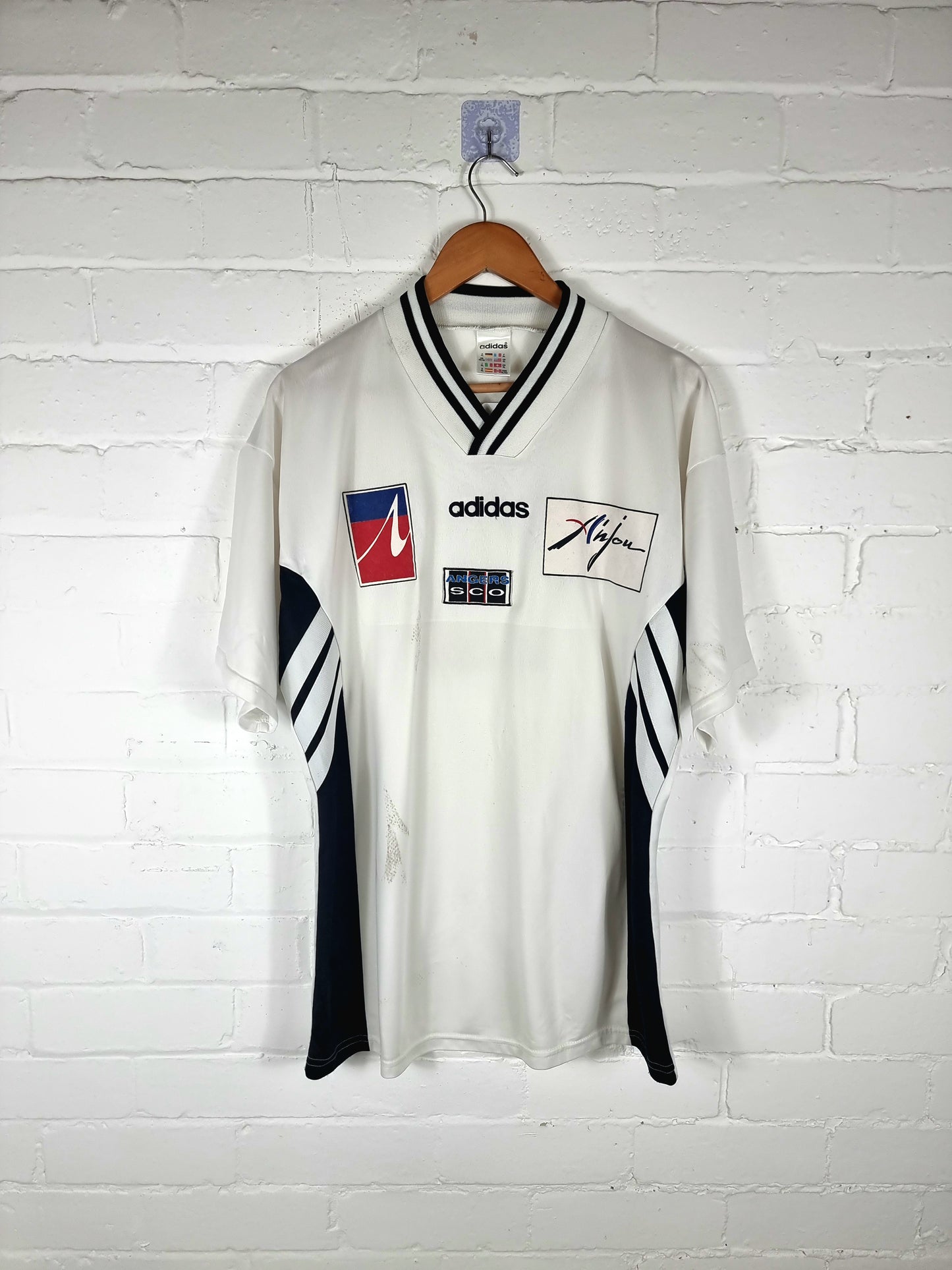 Adidas Angers SCO 1995/96 Pre-Season Match Issue Home Shirt XL