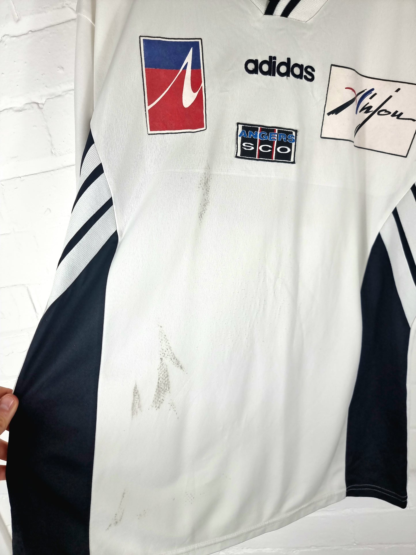Adidas Angers SCO 1995/96 Pre-Season Match Issue Home Shirt XL