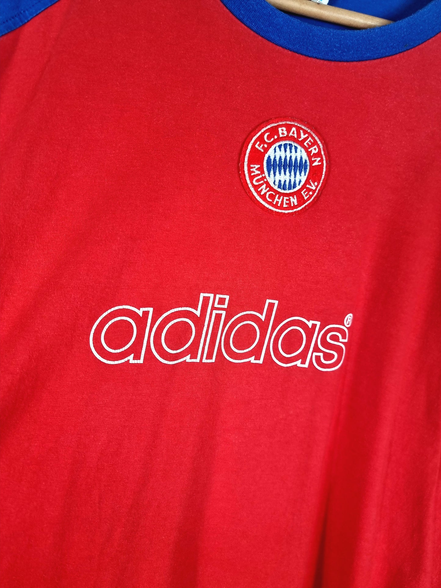 Adidas Bayern Munich 1995/96 Cotton Training T-Shirt XL