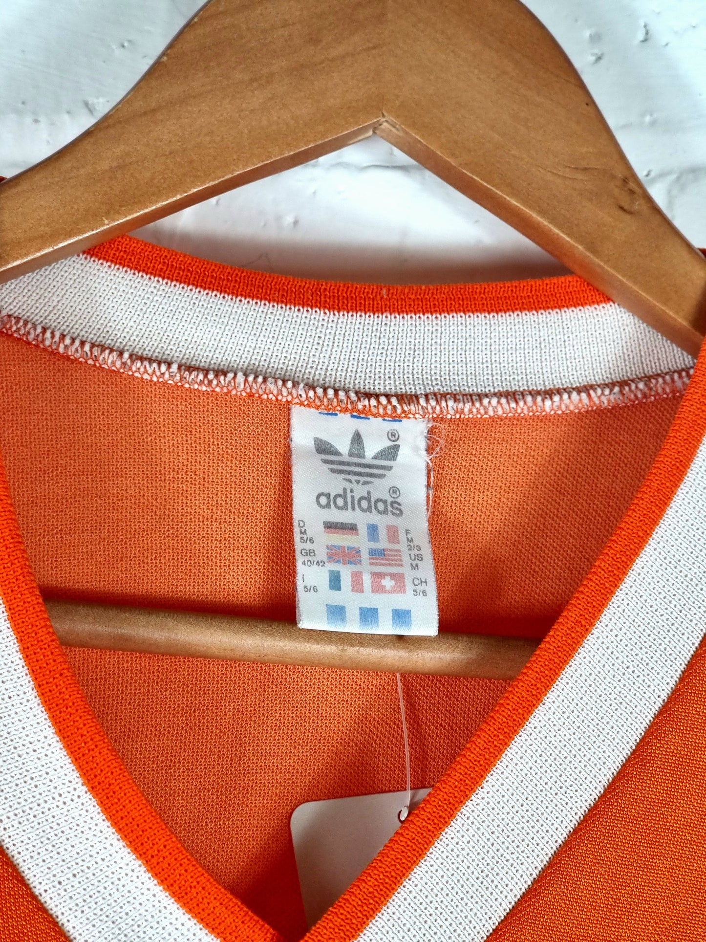 Adidas Holland 1985/88 Home Shirt Medium