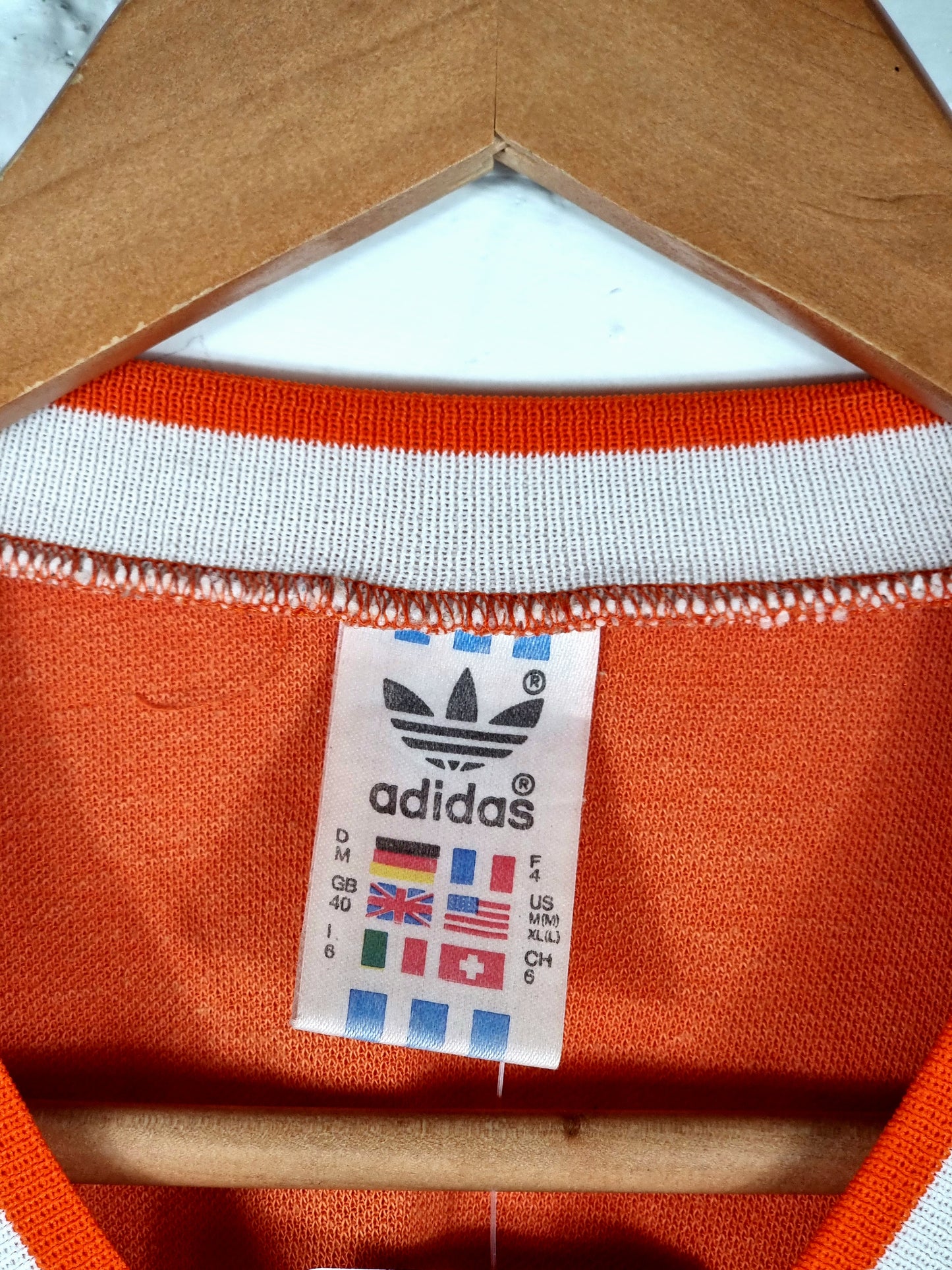 Adidas Holland 1985/88 Home Shirt Medium