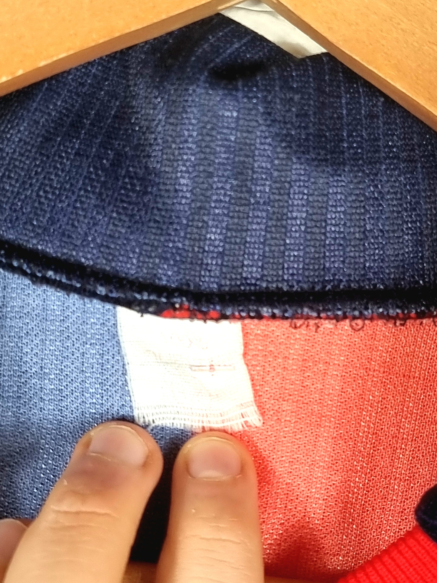 Errea Genoa 1990/91 Long Sleeve Home Shirt Medium