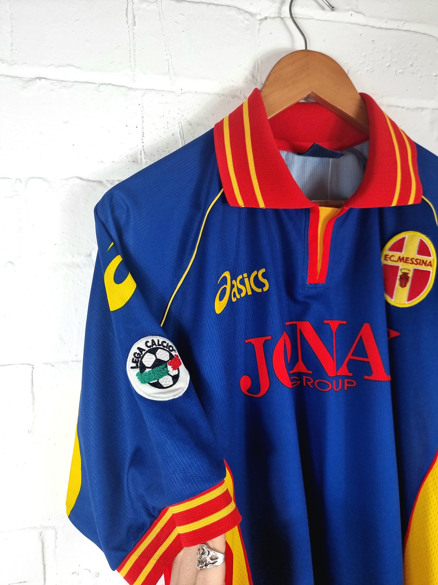 Asics Messina 2001/02 'Buonocore 10' Match Issue Third Shirt XXL