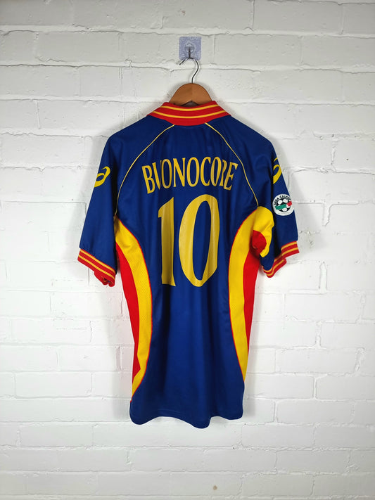 Asics Messina 2001/02 'Buonocore 10' Match Issue Third Shirt XXL