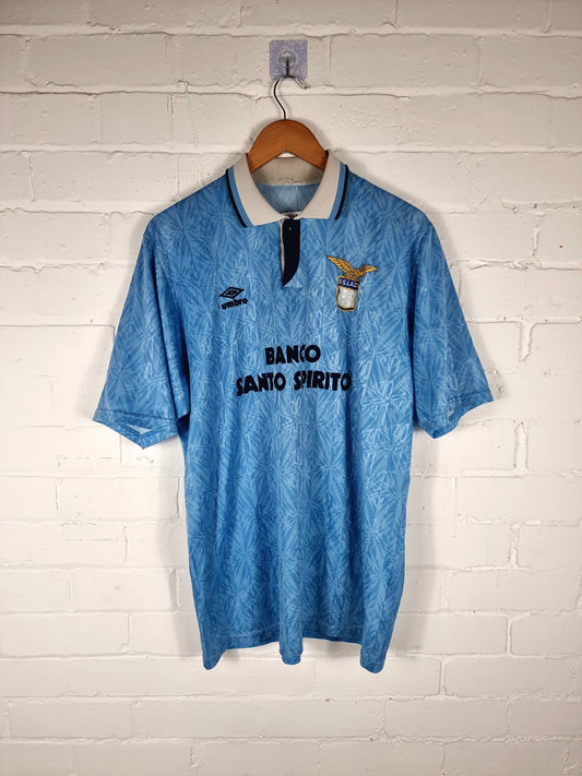 Umbro Lazio 1991/92 Match Issue Home Shirt XL