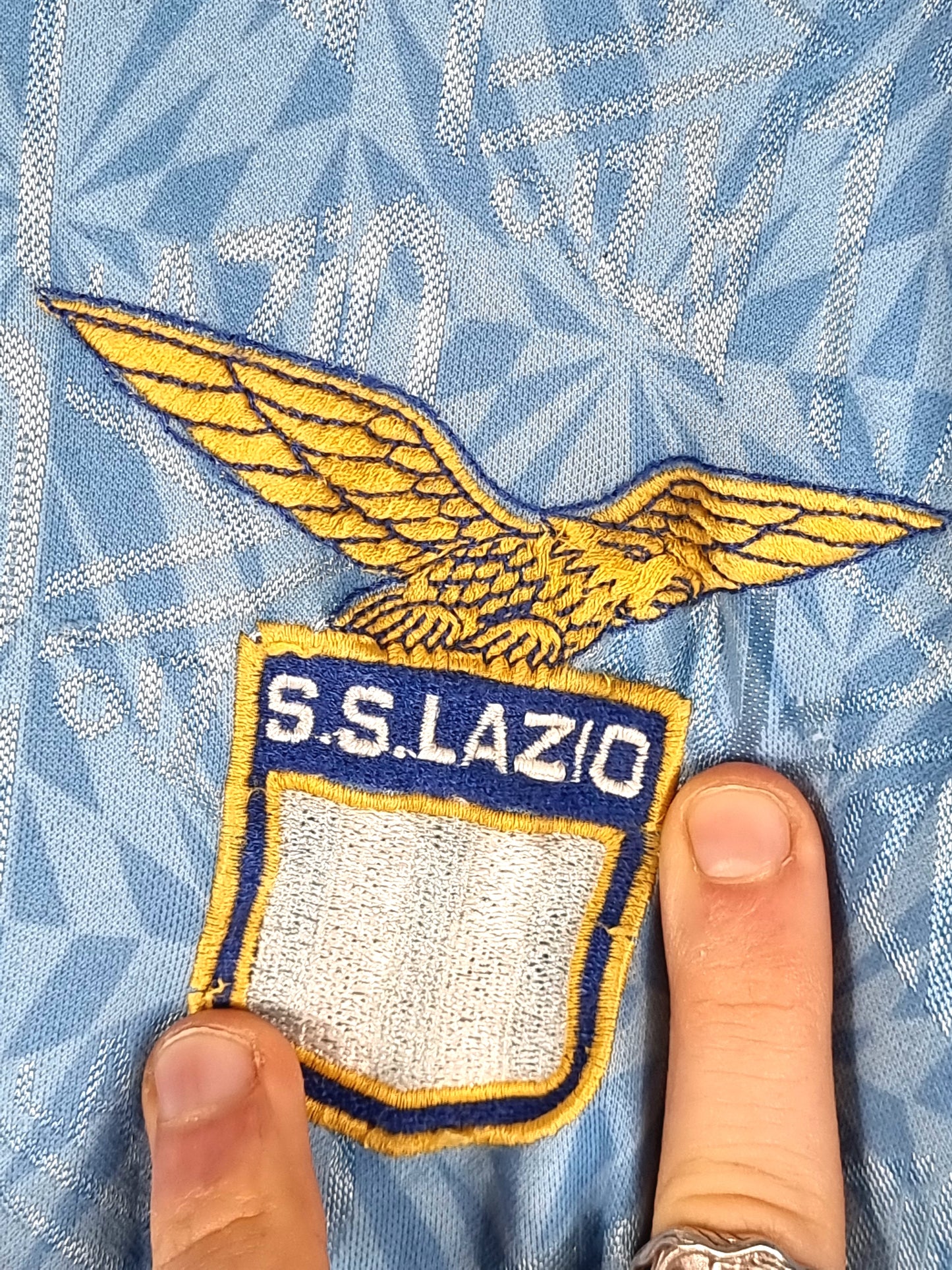 Umbro Lazio 1991/92 Match Issue Home Shirt XL