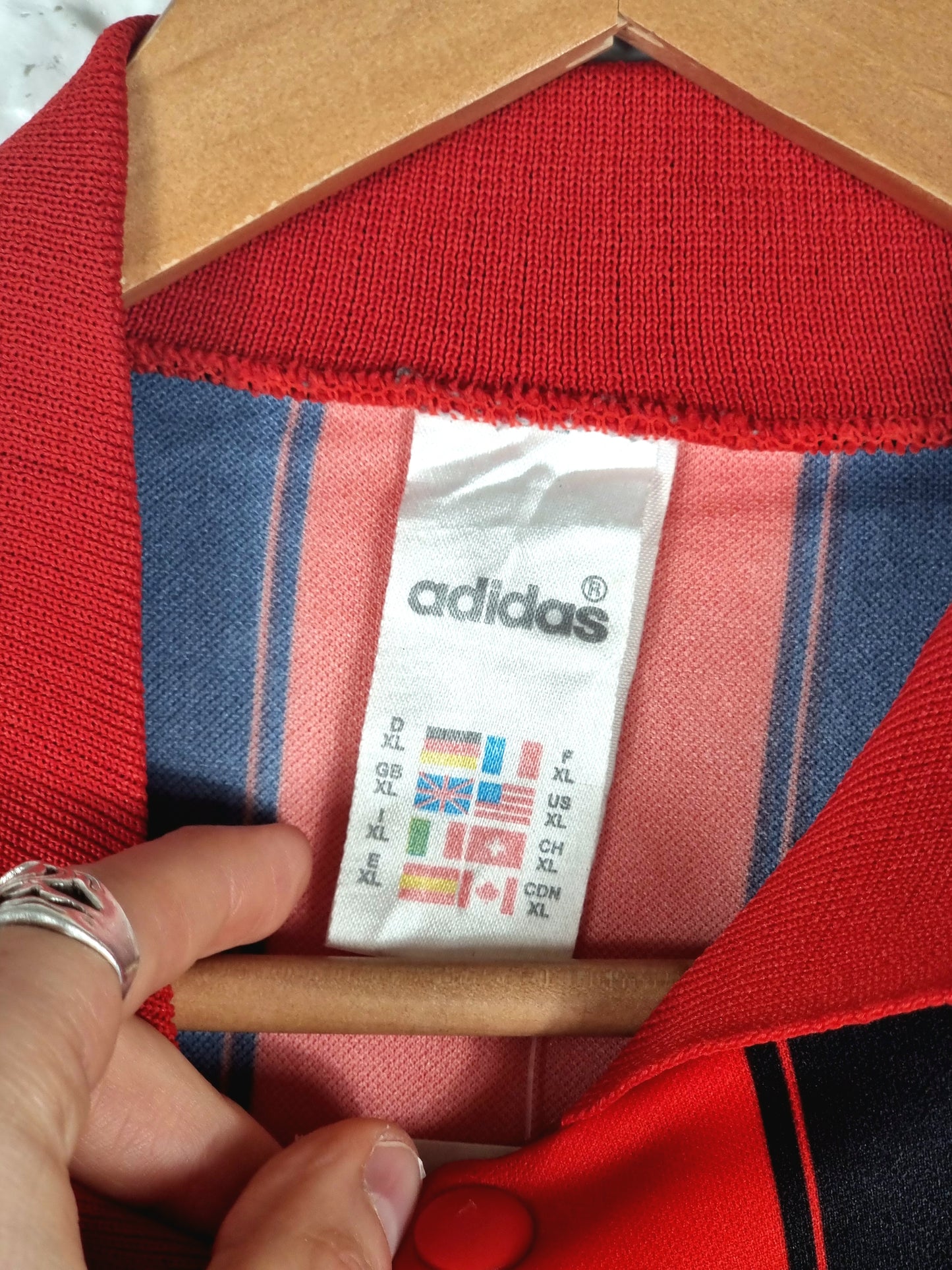 Adidas Foggia 1995/96 'Oshadogan 20' Match Issue Long Sleeve Home Shirt XL