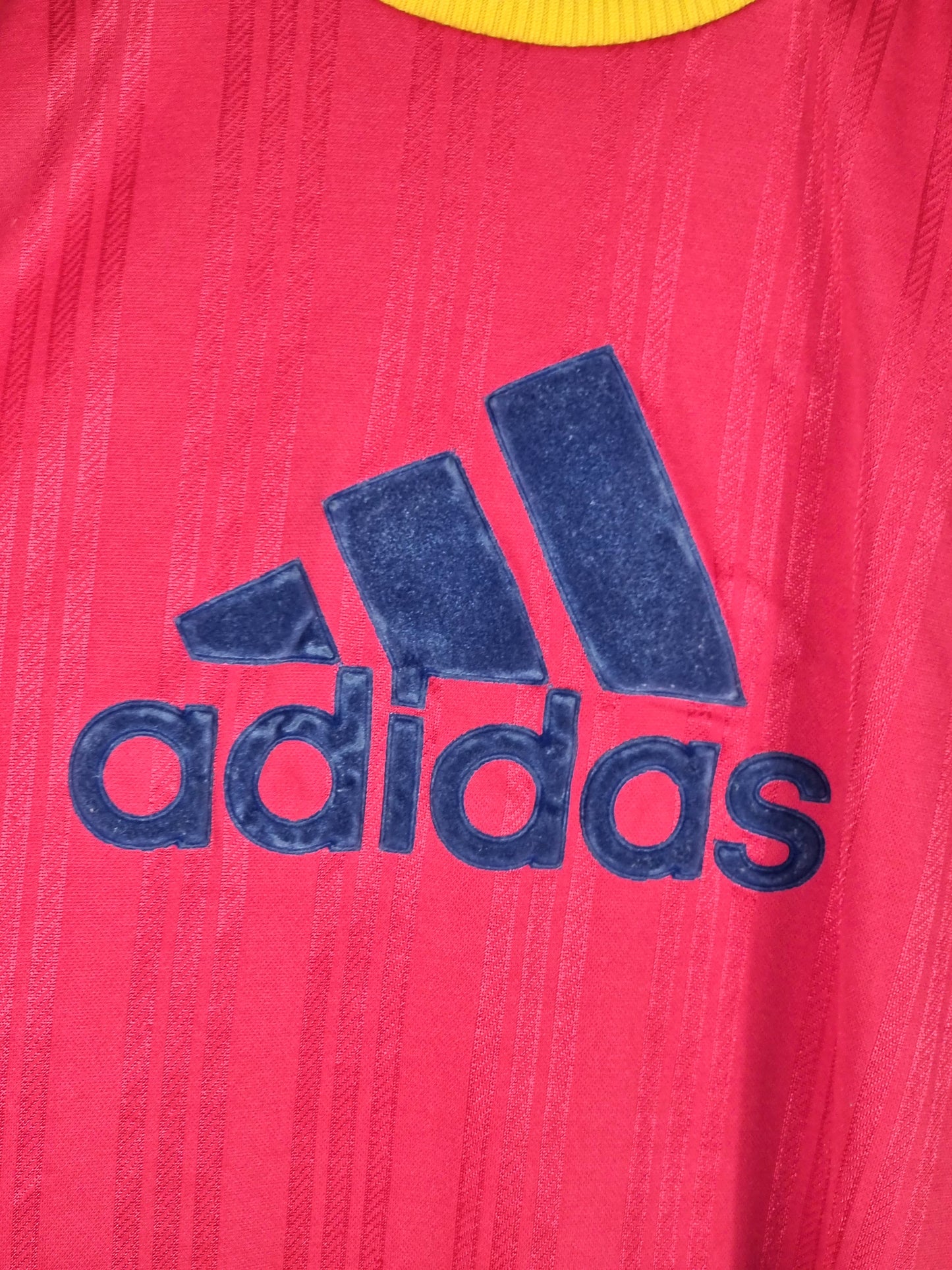 Adidas Vintage 1990s Training Football Shirt Template Large