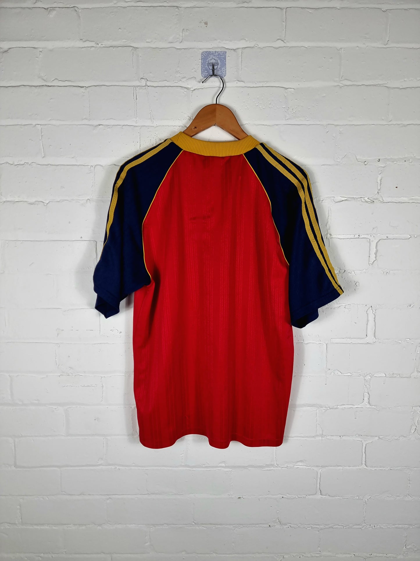 Adidas Vintage 1990s Training Football Shirt Template Large