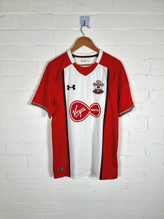 Under Armour Southampton 2017/18 Home Shirt Large