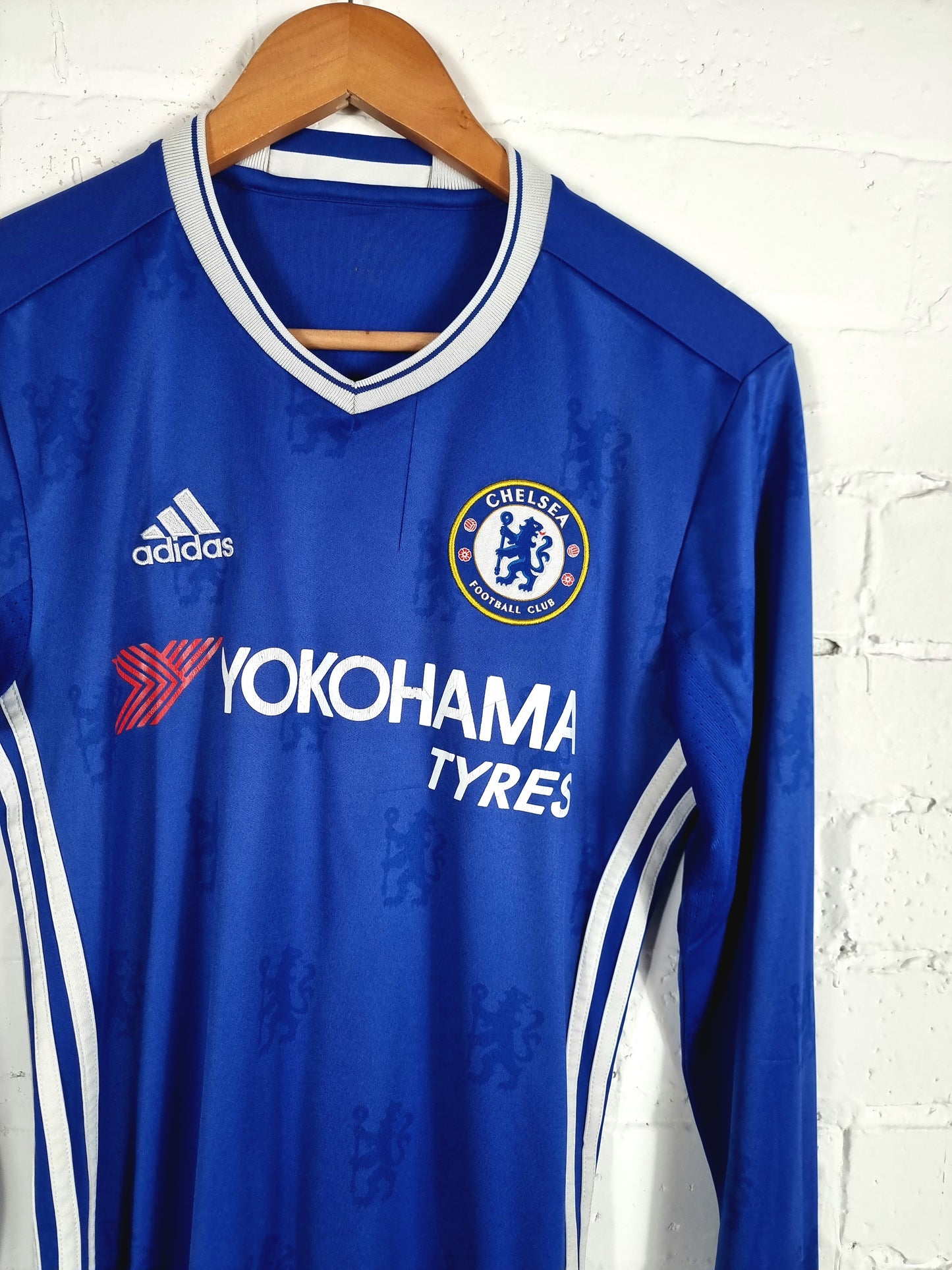 Adidas Chelsea 2016/17 Long Sleeve Home Shirt Small