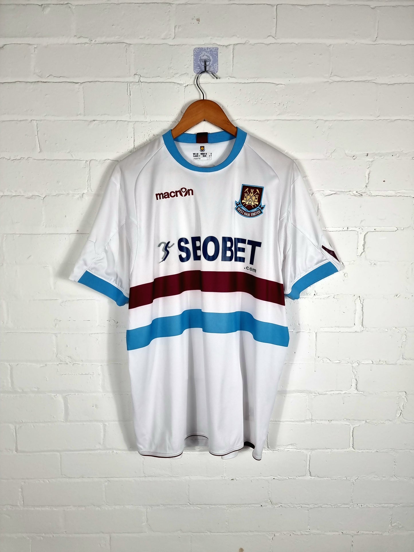 Macron West Ham United 2010/12 Away Shirt Large