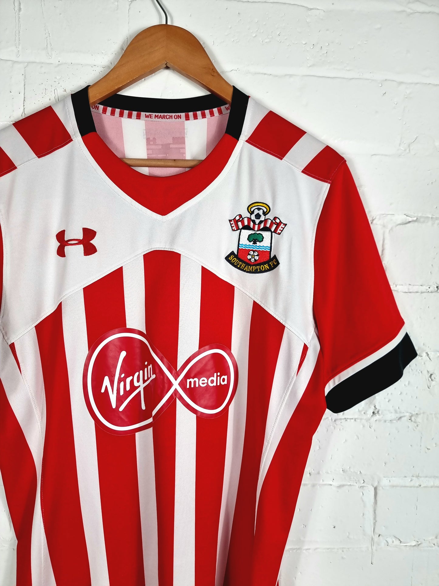 Under Armour Southampton 2016/17 Home Shirt Large