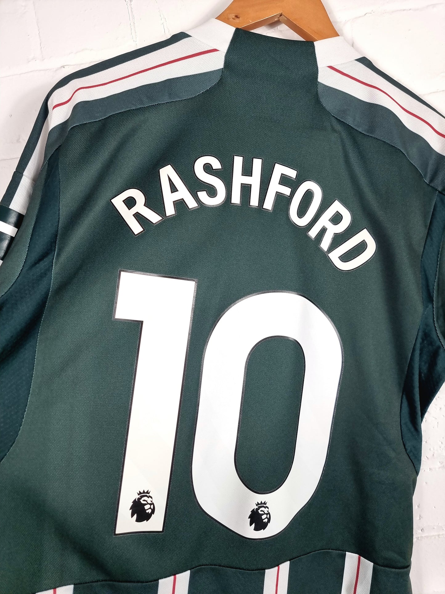 Adidas Manchester United 2022/23 'Rashford 10' Away Shirt Large